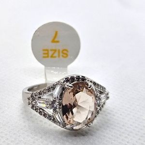Brown Topaz Ring Sz 7
